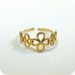 Anillo Crown con Zirconia Marquise Central