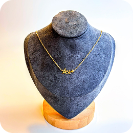 Collar Halo de Zirconias Marquise y Microcristales